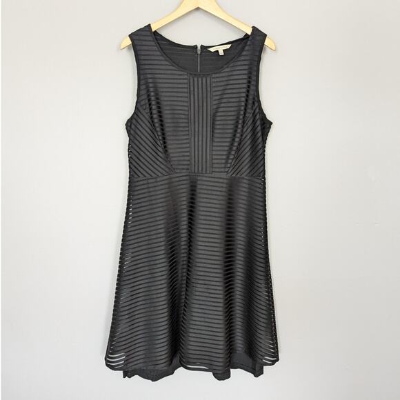 41 Hawthorn Black Sleeveless Skater Dress size Large - Picture 1 of 6